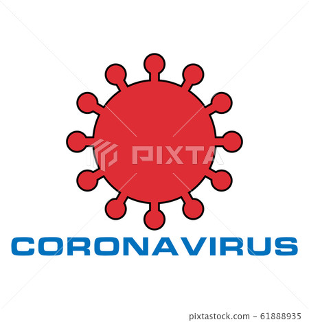 New Coronavirus symbol isolated on background 61888935