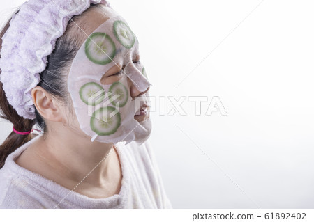 [美容面膜黃瓜] 61892402