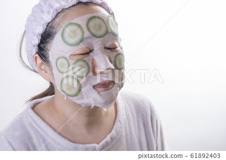 [美容面膜黃瓜] 61892403