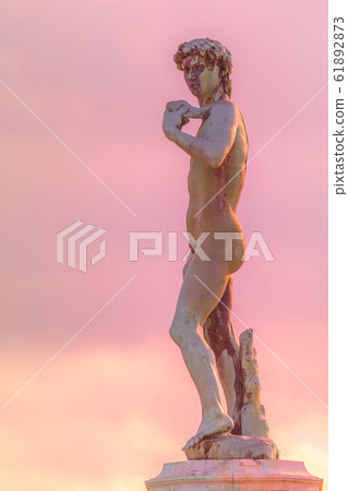 David statue, Michelangelo square, Florence Italy 61892873