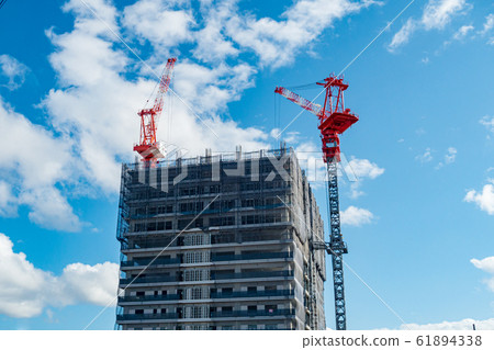 高層公寓的建築景觀 61894338