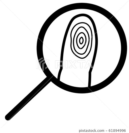 Fingerprint magnification Fingerprint magnification 61894996