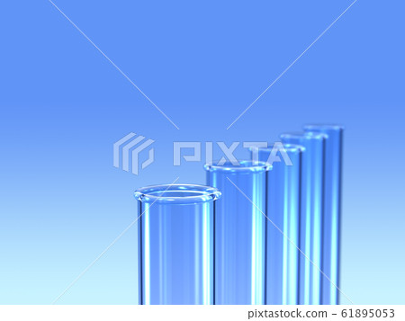 描繪五個試管的渲染圖像 61895053