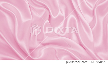 Smooth elegant pink silk or satin texture as 61895054