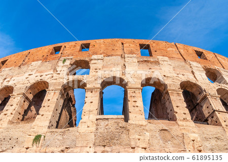 Ancient Roman Colosseum is one of the main tourist Ancient Roman Colosseum is one of the main tourist 61895135