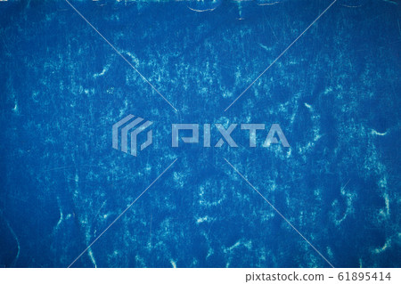 Recycle blue paper crumpled texture 61895414