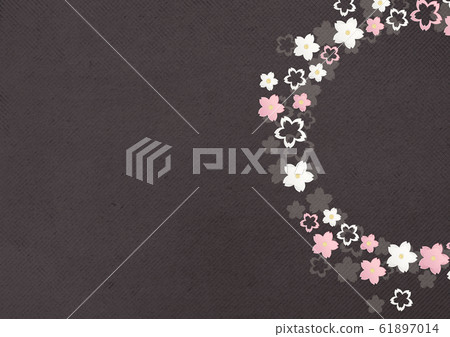 Cherry blossom circle-spring background material Cherry blossom circle-spring background material 61897014