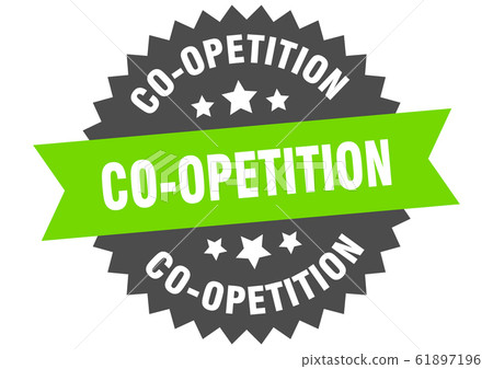 co-opetition sign. co-opetition circular band co-opetition sign. co-opetition circular band 61897196