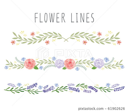 a line floral