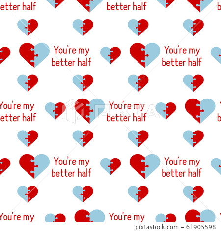 Vector seamless pattern Happy Valentine's Day Vector seamless pattern Happy Valentine's Day 61905598