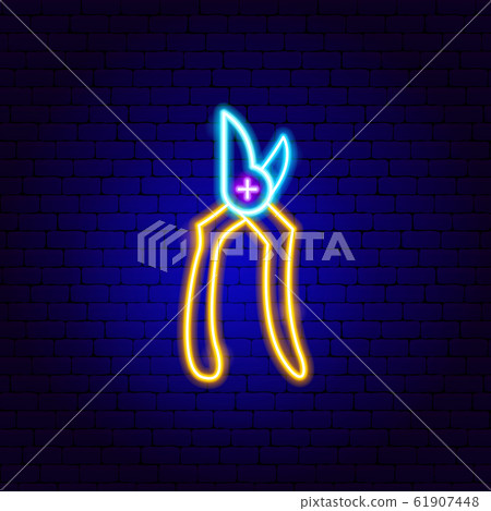 Secateurs Neon Sign Secateurs Neon Sign 61907448