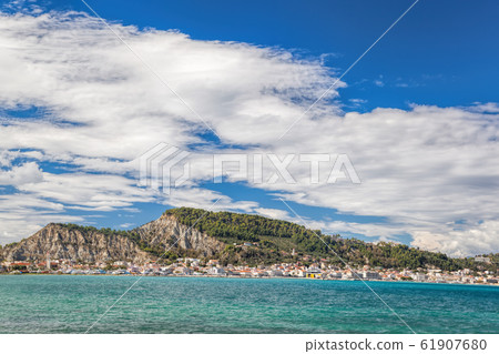 Zante town During sunny day on Zakynthos island in Greece 61907680