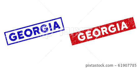 Grunge Georgia Rectangular Seals Grunge Georgia Rectangular Seals 61907785