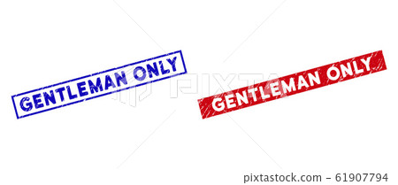 Grunge Gentleman Only Rectangle Seals Grunge Gentleman Only Rectangle Seals 61907794