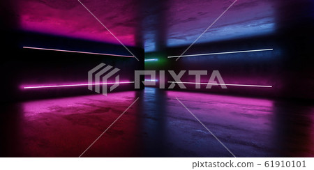 dark underground industrial grunge basement room with violet neon light background texture wall 3d render illustration dark underground industrial grunge basement room with violet neon light background texture wall 3d render illustration 61910101