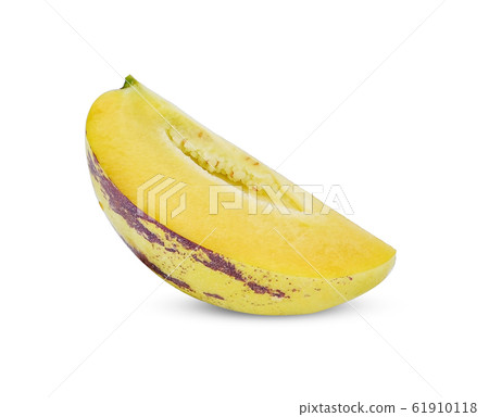 Pepino cantaloupe on white background Pepino cantaloupe on white background 61910118