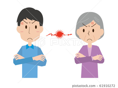 Parent-child quarrel fight - Stock Illustration [61910272] - PIXTA