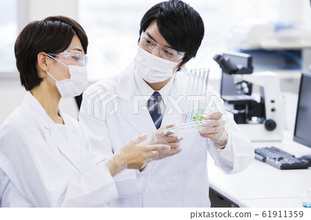 Research microscope science science experiment Research microscope science science experiment 61911359