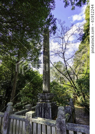 Kibi Temple, Kibiji Temple, Kibi Daimyojin, Kibi Mabi Memorial Tomb, Stone Tower, Mabi Town, Kurashiki City, Okayama Prefecture Kibi Temple, Kibiji Temple, Kibi Daimyojin, Kibi Mabi Memorial Tomb, Stone Tower, Mabi Town, Kurashiki City, Okayama Prefecture 61912244