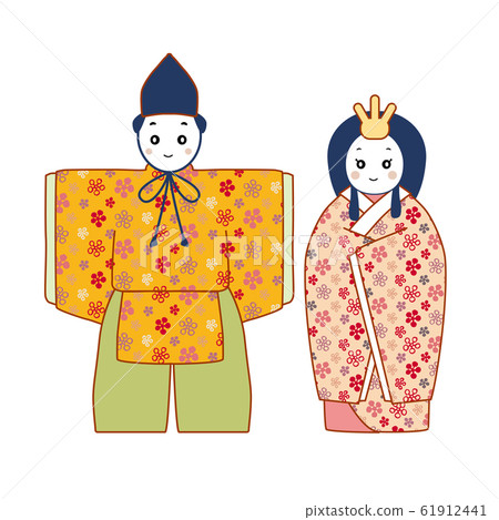 Hina festival: standing chicks 61912441