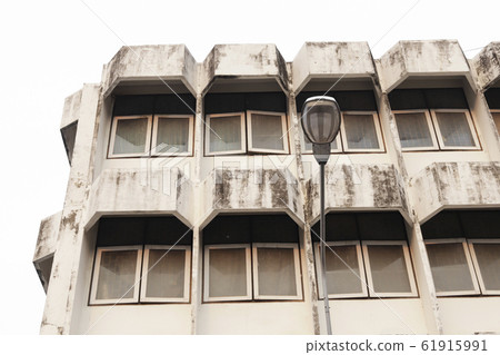 Old building on white background. Old building on white background. 61915991