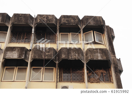 Old building on white background. 61915992