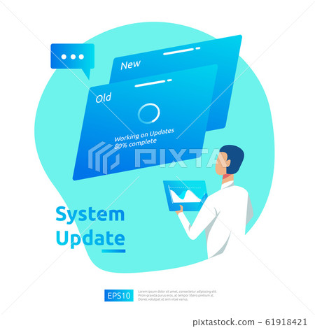 update progress concept of operation system, data 61918421