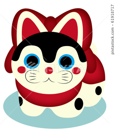 可愛的komainu圖矢量 61918717