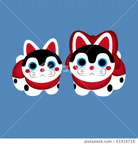 Cute komainu illustration vector Cute komainu illustration vector 61918719