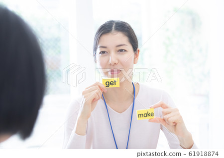 Women's lifestyle English conversation with foreign teachers 61918874
