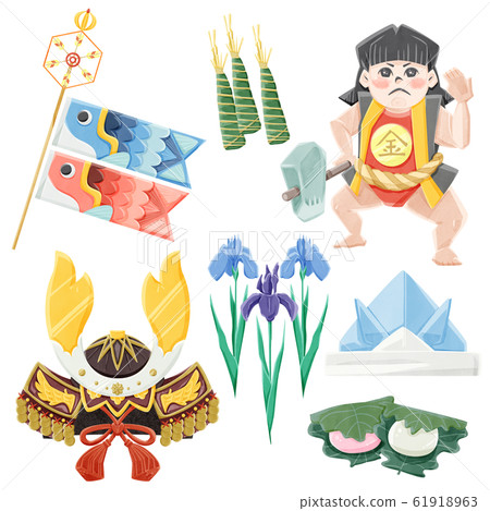 兒童節設置插圖 61918963