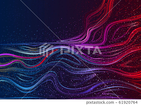 Rainbow Contour Lines 61920764
