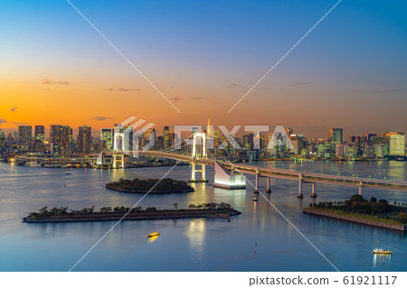 從八ita看到的彩虹橋的魔幻時刻[東京] 61921117