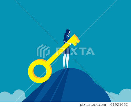 Key to success. Concept business successful vector - Stock Illustration ...