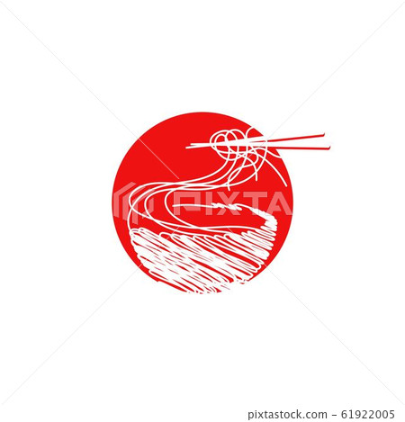 Noodles food sign symbol illustration 61922005