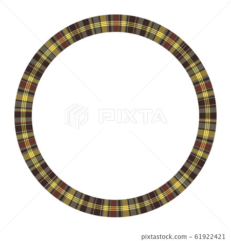 Round frame vector vintage pattern design 61922421