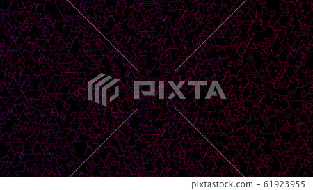 CG三角形由許多三角形組成的幾何背景 61923955