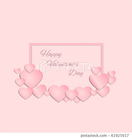 pink heart and square 61925017