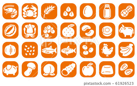 Allergy specific raw material 28 items icon Allergy specific raw material 28 items icon 61926523