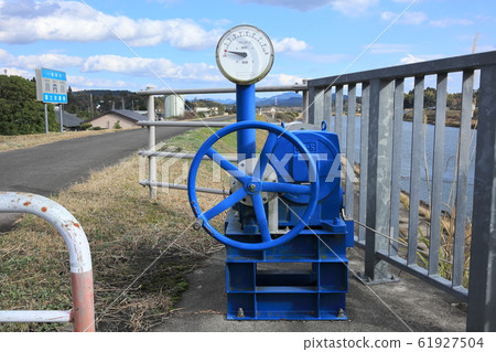 Movement meter and Kawauchi river Movement meter and Kawauchi river 61927504