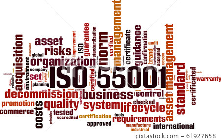 ISO 55001 word cloud 61927658