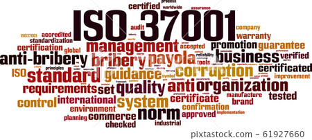 ISO 37001 word cloud 61927660
