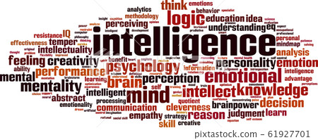 Intelligence word cloud - Stock Illustration [61927701] - PIXTA