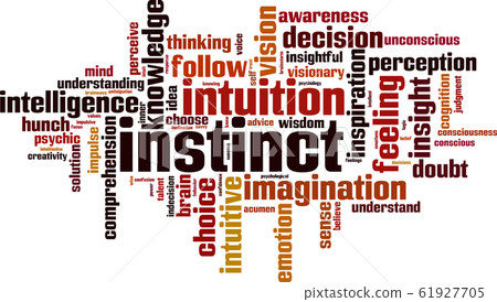 Instinct word cloud Instinct word cloud 61927705