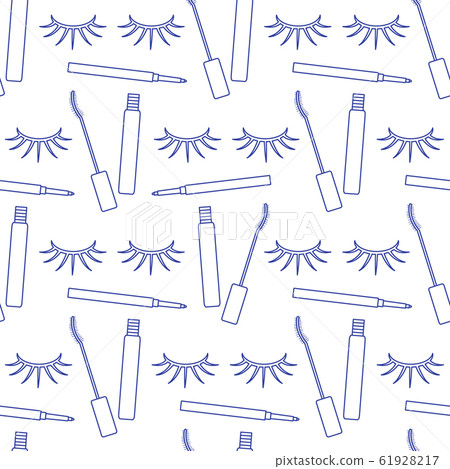 Pattern eyelashes decorative cosmetics makeup 61928217