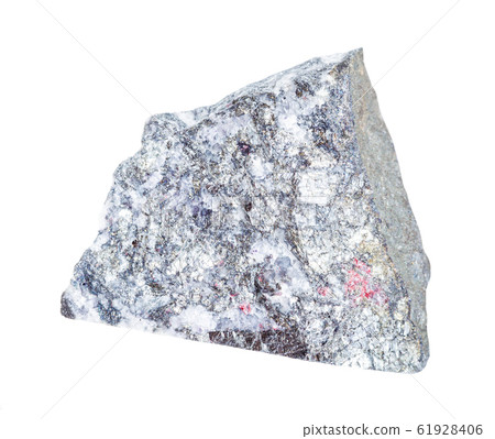 rough Stibnite (Antimonite) rock isolated on white rough Stibnite (Antimonite) rock isolated on white 61928406