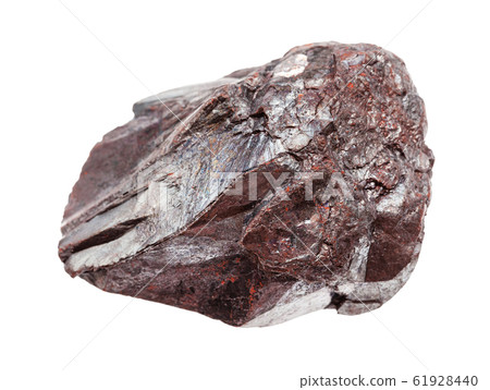 raw Hematite (iron ore) rock isolated on white 61928440
