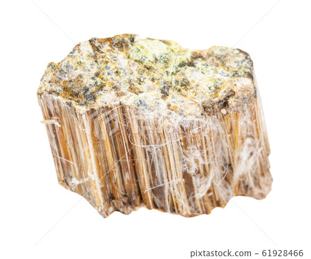 rough Asbestos rock isolated on white 61928466