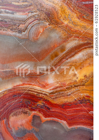 background from polished banded Calcite Onyx 61928523