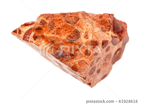 piece of Bauxite (aluminium ore) rock isolated piece of Bauxite (aluminium ore) rock isolated 61928618